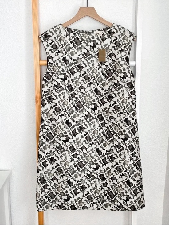 ANN MASHBURN Dresses & Skirts - Ann Mashburn Suri Jacquard Dress Green White Multi Abstract NWT Size Small $398